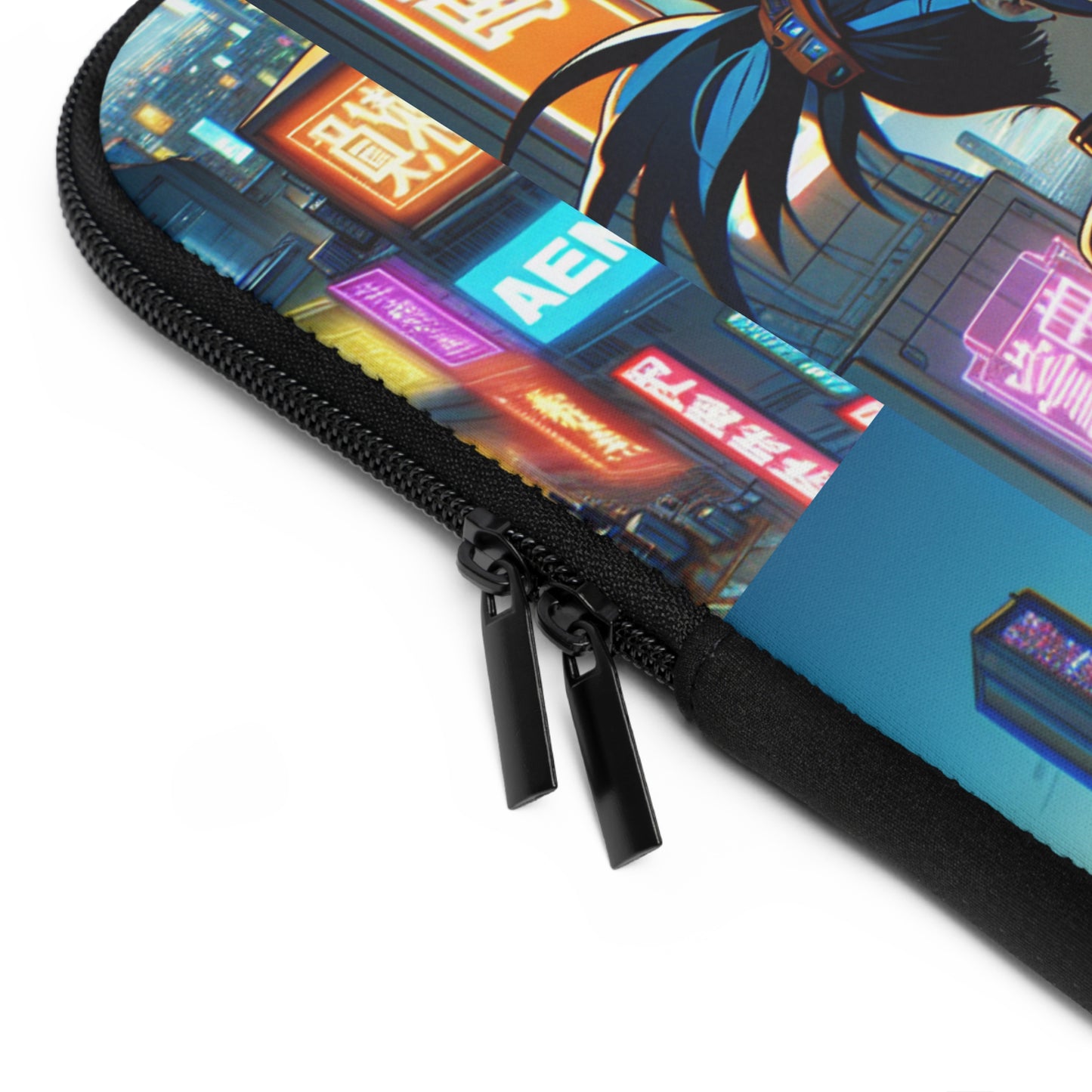 Futuristic Anime Laptop Sleeve