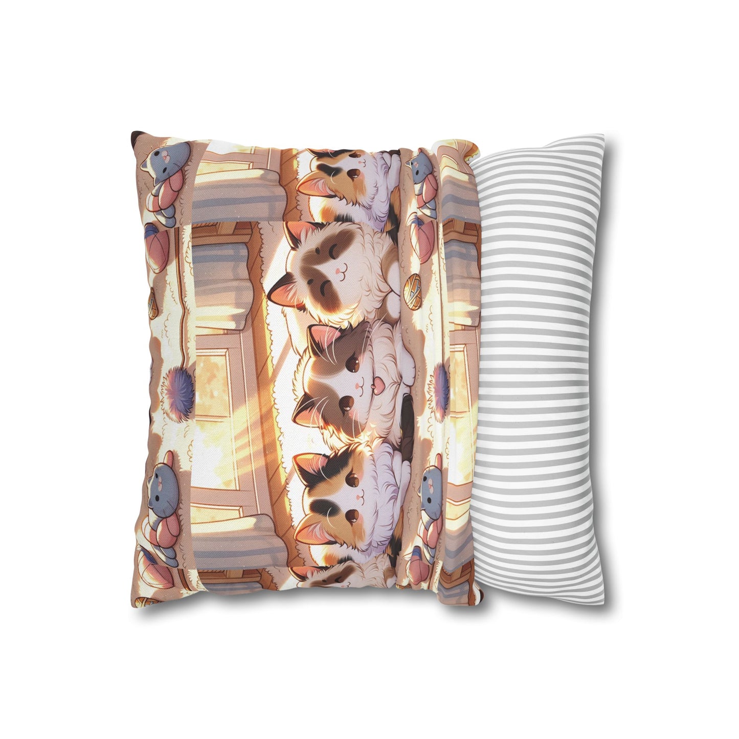 Cat Patterned Pillowcase