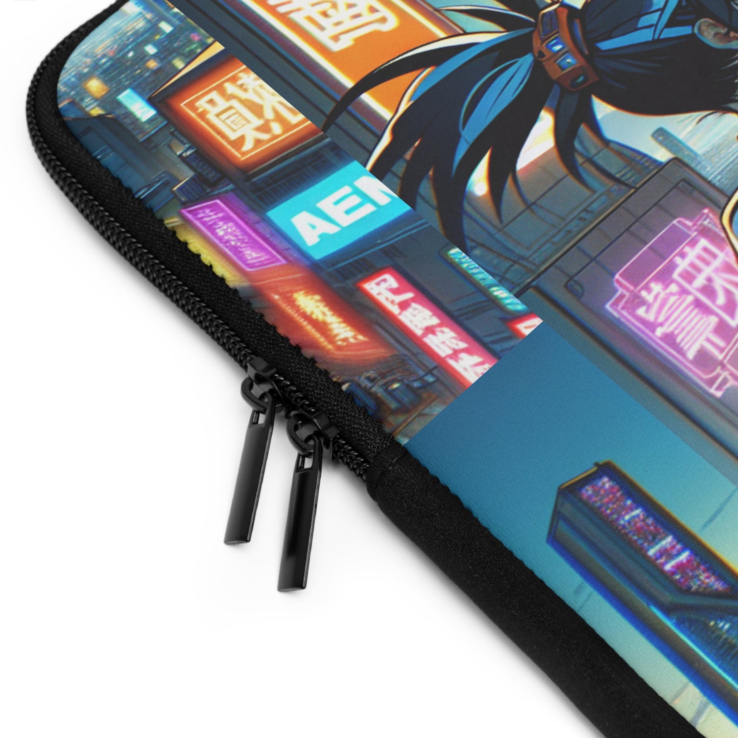 Futuristic Anime Laptop Sleeve
