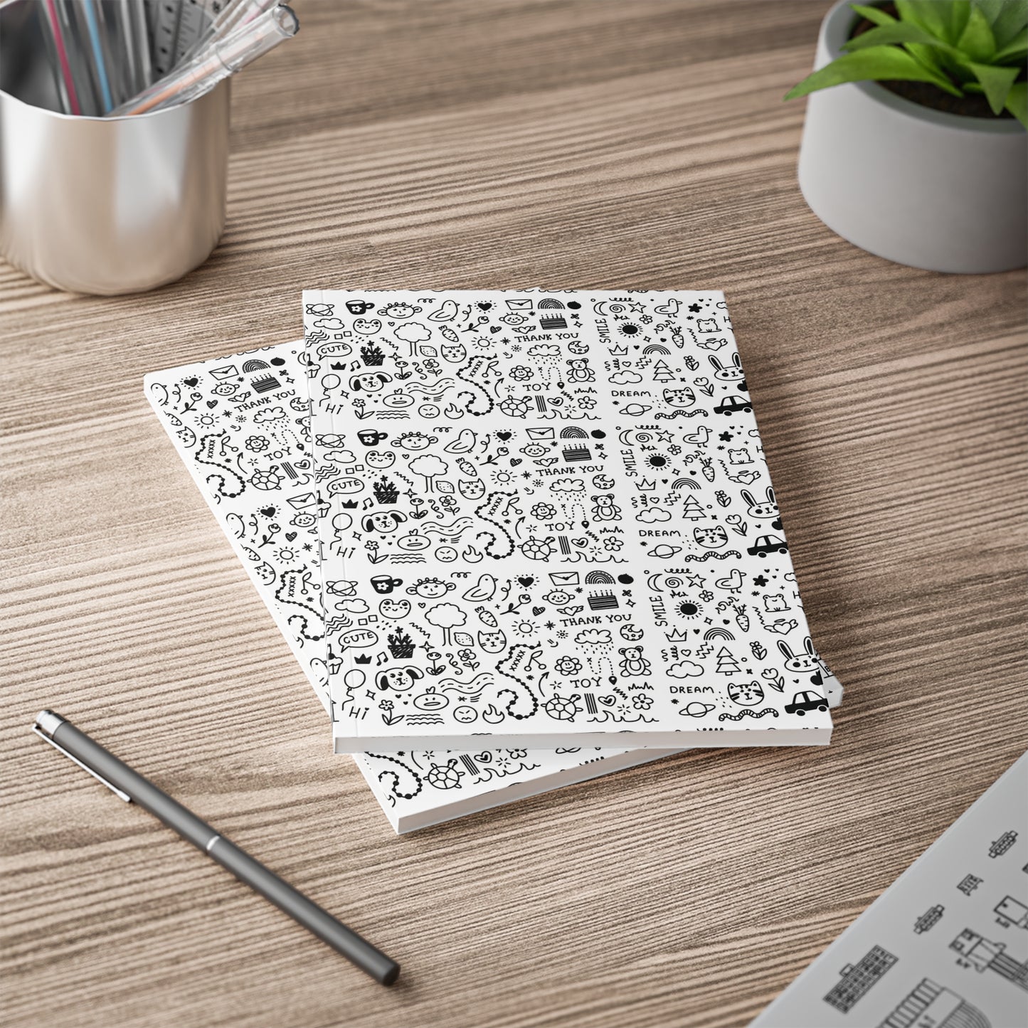 Cute Illustrated A5 Notebook, Perfect for Kids & Stationery Lovers