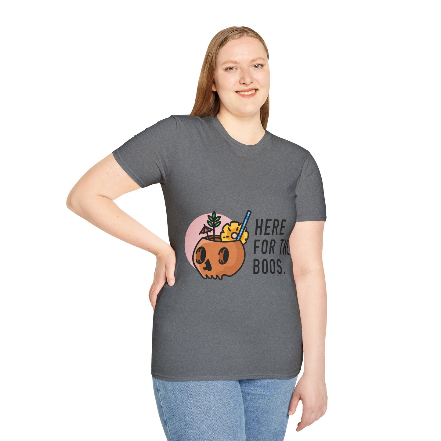 Halloween 'Here for the Boos' T-Shirt