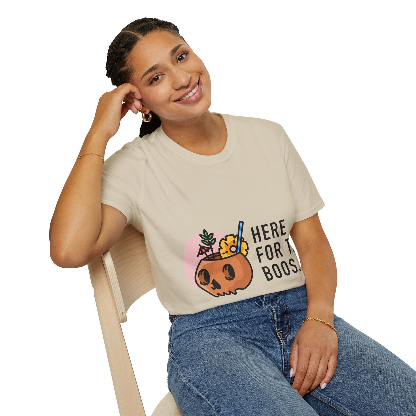 Halloween 'Here for the Boos' T-Shirt
