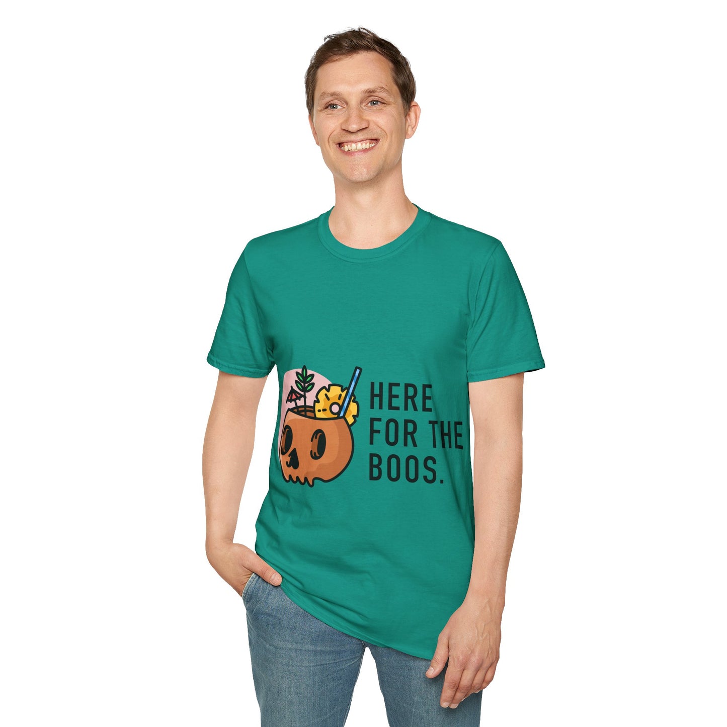 Halloween 'Here for the Boos' T-Shirt