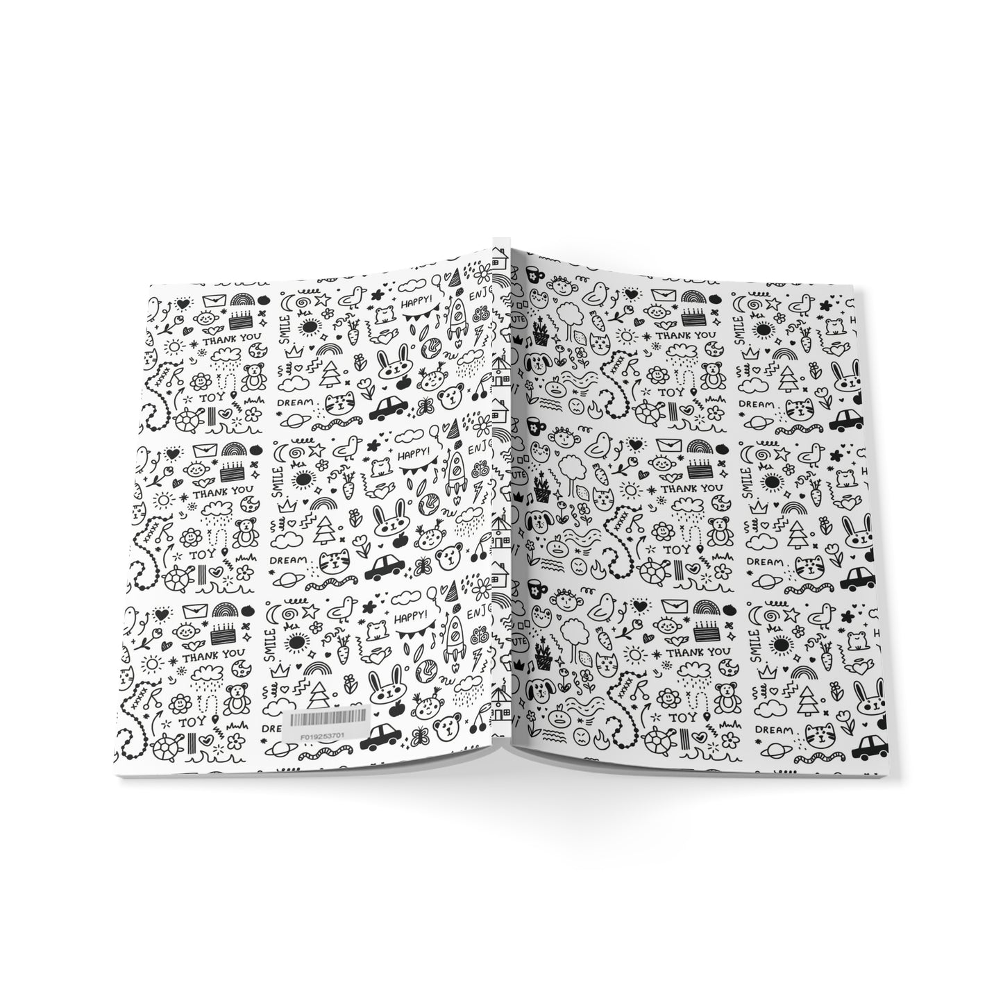 Cute Illustrated A5 Notebook, Perfect for Kids & Stationery Lovers