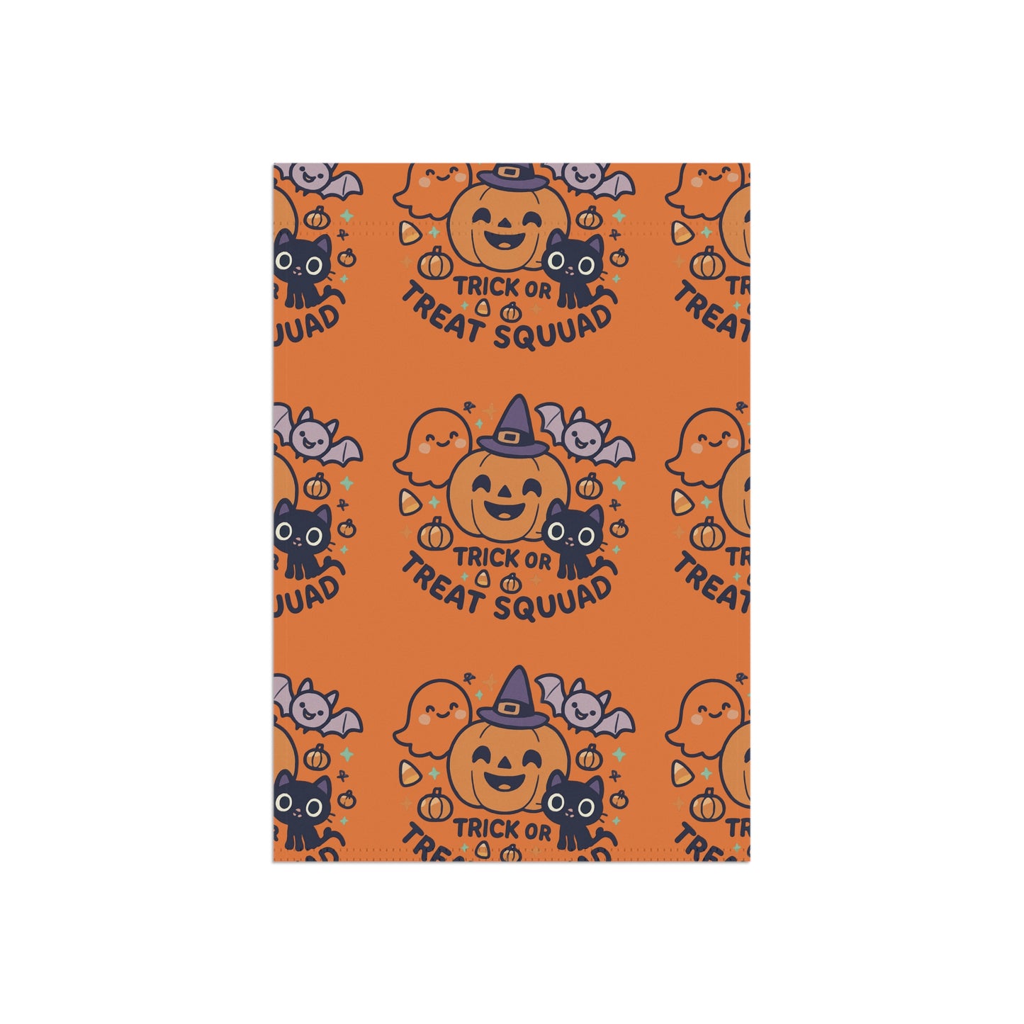 Cute Trick or Treat Squad Garden Banner