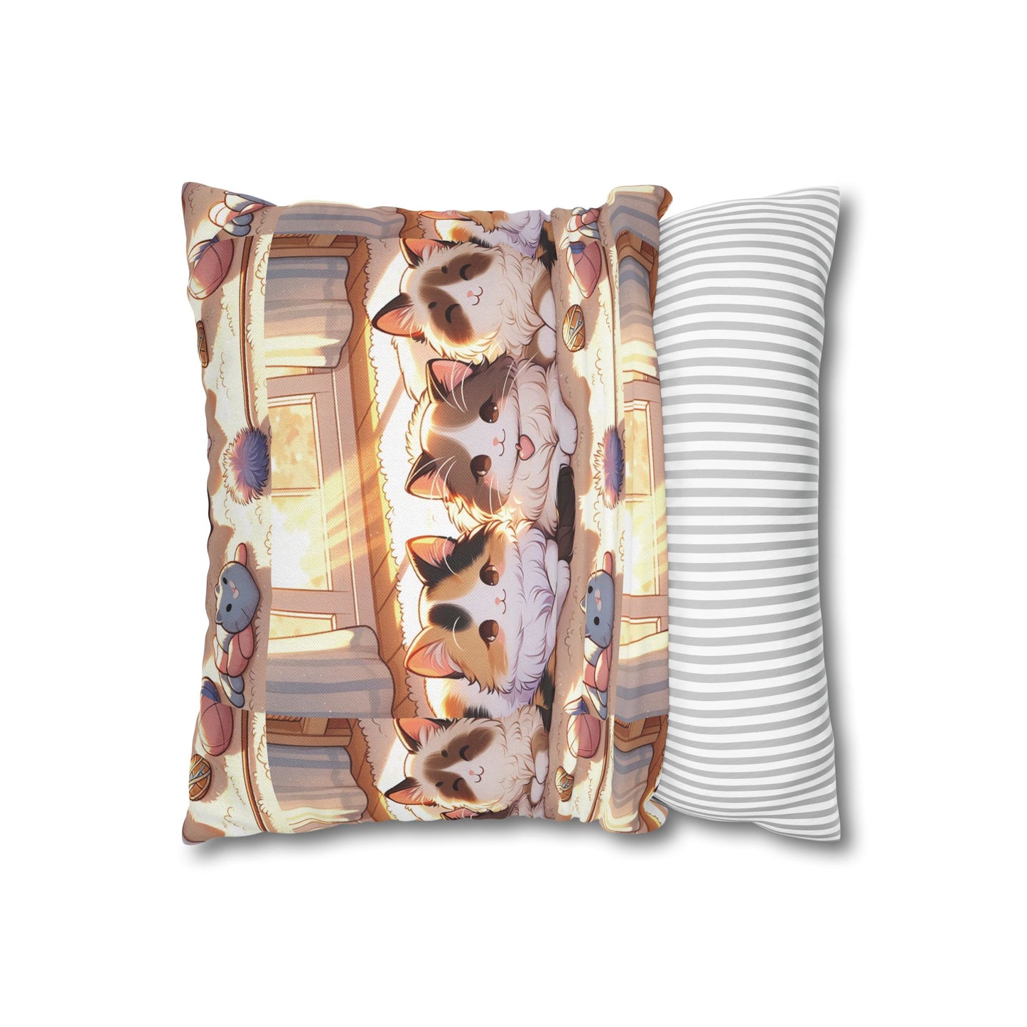 Cat Patterned Pillowcase